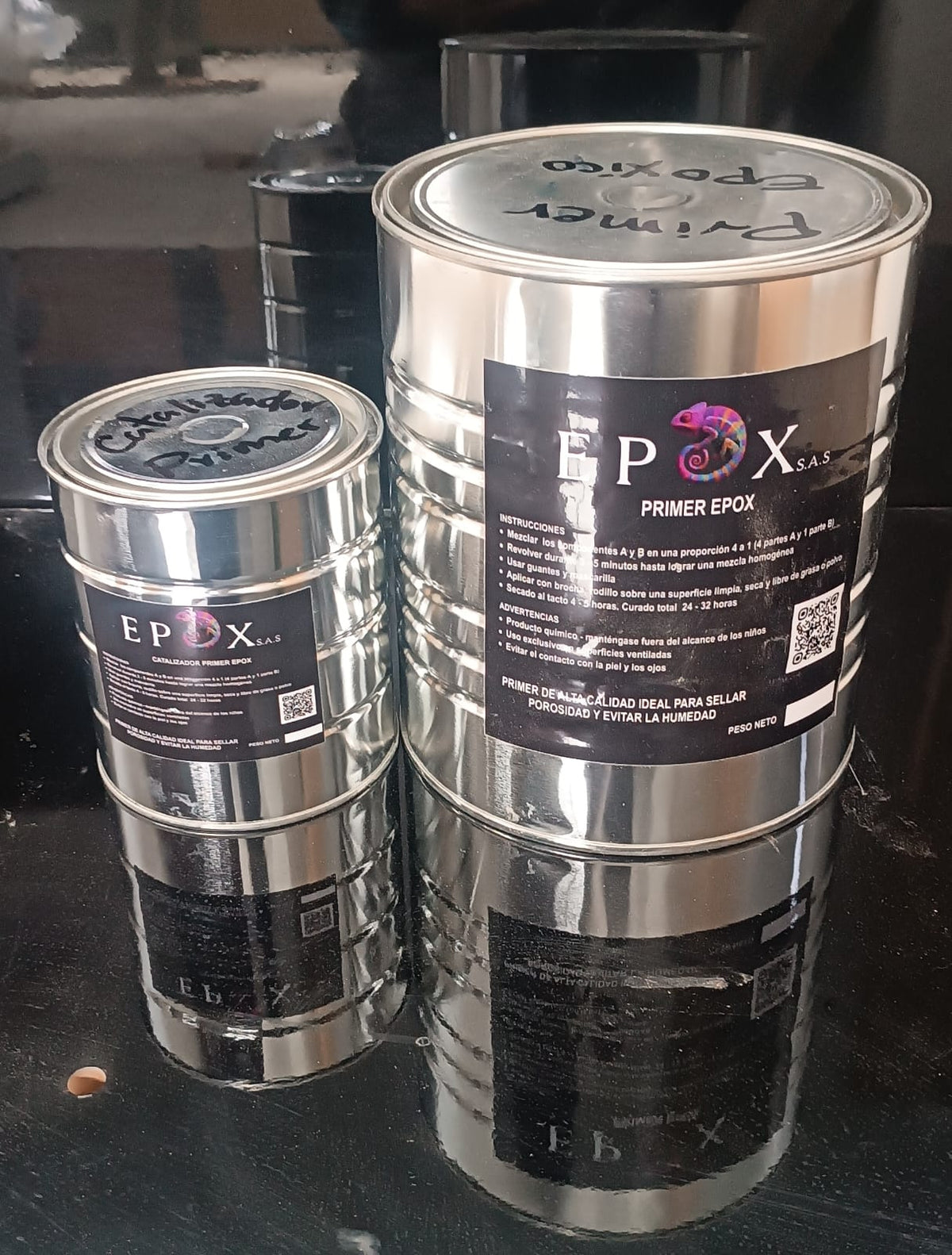 Primer pintura epoxica + disolvente 1/4galon